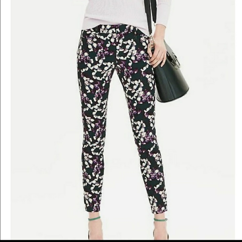 Banana Republic floral Sloan pant